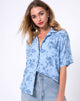 Bild von Hawaii-Hemd in Sky Rose
