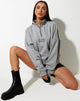 Image of Hazy Sweatshirt in Grau meliert When Will We Dance Again