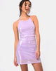 Image of Hedi Kleid aus mattem Mini-Pailletten-Lila
