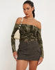 Abbildung von Hestina Top in Dystopian Crease Khaki