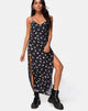 Image of Hime Maxikleid in Dunkler Tulpe