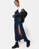 Bild von Hime Kleid in Satin Blau Rose