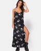 Bild von Batis Maxikleid in Sonne Mond Sterne BW