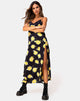 Image of Hime Maxikleid in Sunny Days Schwarz