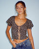 Bild von Hindia Cardi in Ditsy Floral Bronze
