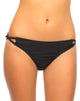 Bild von Ice Cut Out Bikini Bottom in Schwarz