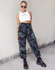 Bild von Basta Jogger in Drachenblume Schwarz und Mint