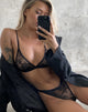 Bild von Indra Lace Tanga in Schwarz
