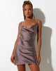 Bild von Iza Slip Dress in Satin Steel