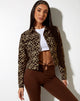Bild von Jada Jacke in Patchwork Daisy Braun