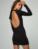 Image of Jaiper Bodycon Kleid in Schwarz