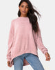 Image of Jama Pullover aus Strick in Rosa