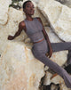 Bild von Barika Top in Mini Check Schokolade