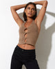 Abbildung von Jarisya Cutout Top in Lycra Silver Mink