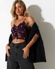 Abbildung von Jastri Top in Plum Daisy Embro
