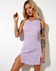 Bild von Jayde Minikleid in Ditsy Rose Flieder