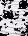 Flock Dalmation Schwarz und Weiß