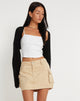 Bild von Jeng Minirock aus Twill-Wildleder Tan