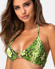 Bild von Jeppa Bralette Top in Schlangenlimette