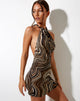 Bild von Jessica Bodycon Kleid in 70s Ripple