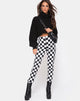 Bild von Jolim Trouser in Checker Board Medium S/W