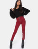 Image of Jolim Hose in Ministreifen Rot und Schwarz