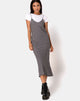 Image of Juvina Kleid in Check It Out Schwarz