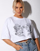 Bild von Kai Tee in Weiß Yin Yang Dragon Embro