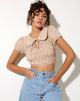 Bild von Kamiko Top in 70s Prairie Girl Floral