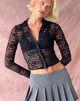 Bild von Kawai Button Up Top aus Spitze Schwarz