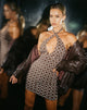 Image of MOTEL X IRIS Jouda Minikleid aus Kettengeflecht Dunkelbraun