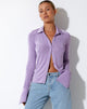 IMAGE OF Keani Shirt aus Krepp in Lavendel