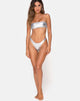 Bild von Keila Bikiniunterteil in Metallic Silber