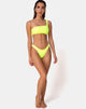 Bild von Keila Bikiniunterteil in Coated Lime