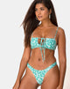 Bild von Kevana Bikinioberteil in Floral Filed Grün