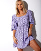 Bild von Kezie Babydoll Kleid in Dainty Daisy Lilac