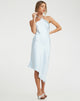 Bild von Kimora Midikleid aus eisblauem Satin