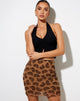 Bild von Kinnie Mini Rock in Persian Night Flock Braun