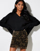 Image of Kinnie Mini Rock in Schwarz Mesh Tan Dragon Flock
