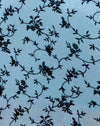 Love Bloom Grau und Blau Flock