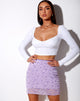 Bild von Kinnie Mini Rock in Love Bloom Flock Flieder