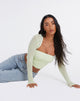 Abbildung von Kouna Crop Top in Shadow Lime