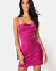 Image of Kozue Kleid in Satin Magenta