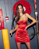 Image von Kozue Minikleid in Rot