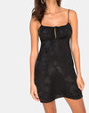 Satin Rose Schwarz