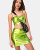 Bild von Kylie Top in Metallic Grün