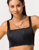 Bild von Landos Crop Top in Schwarz