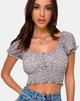 Bild von Lanfy Top in Leopard Daze Grau