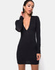 Image of Laoda Bodycon Kleid in Schwarz