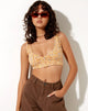 Bild von Larico Crop Top in Flower Garden Gelb